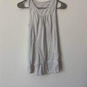Lululemon Light Gray Striped Tank Top